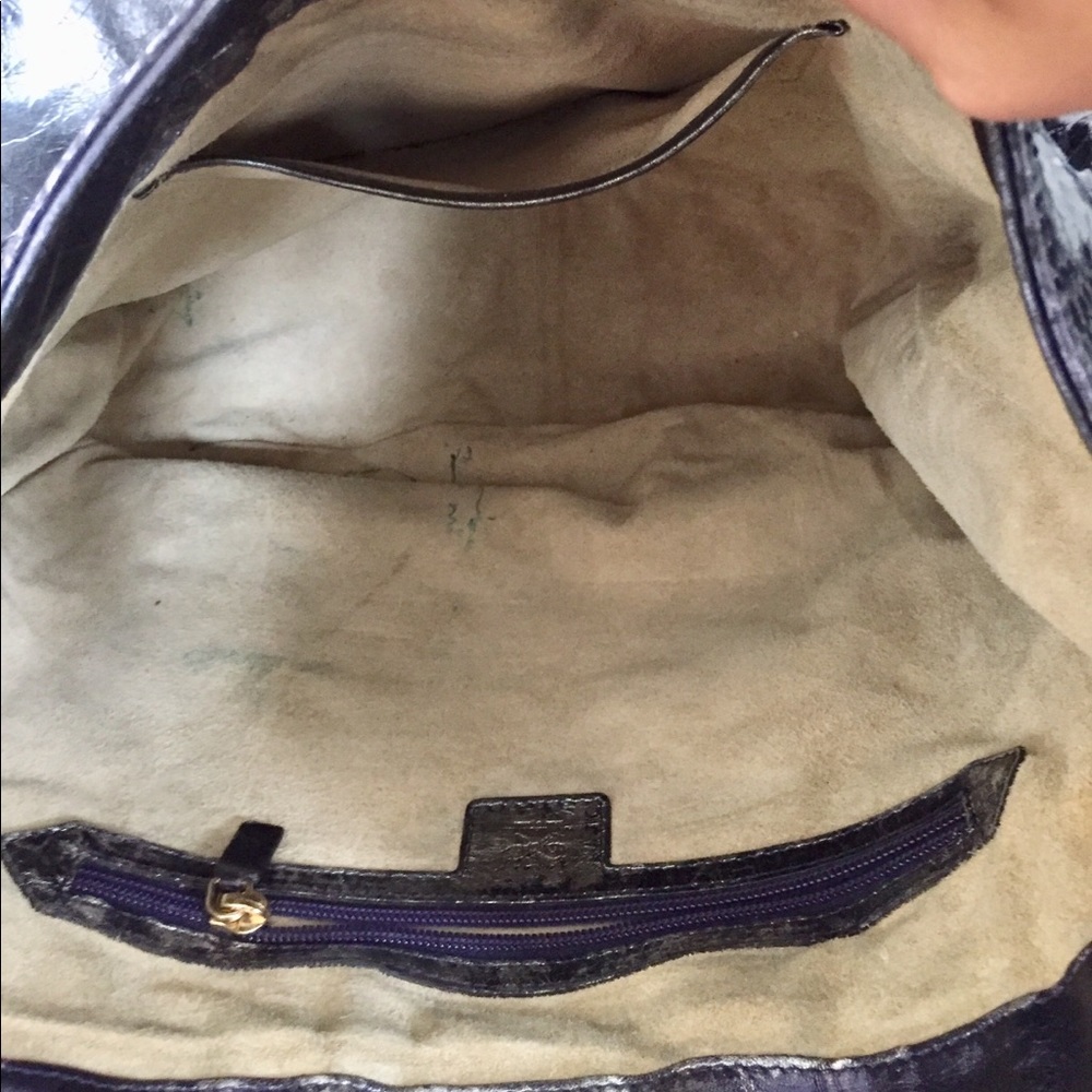 Anya Hindmarch Python Shoulder Bag (Dark Navy) - image 4